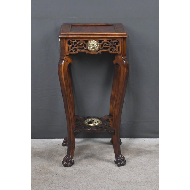 Asian Side Table in the style of Gabriel Viardot, Late 19th Century For Sale - Image 12 of 18
