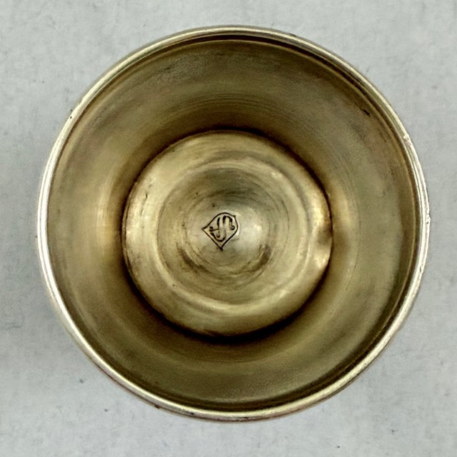 Simons Bros. Sterling Silver Thimble Two Oz. Jigger Measure Bar Tool For Sale - Image 10 of 11