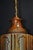 Gold Antique Art Nouveau Flame Glass and Bronze Pendant Light, 1910 For Sale - Image 8 of 18