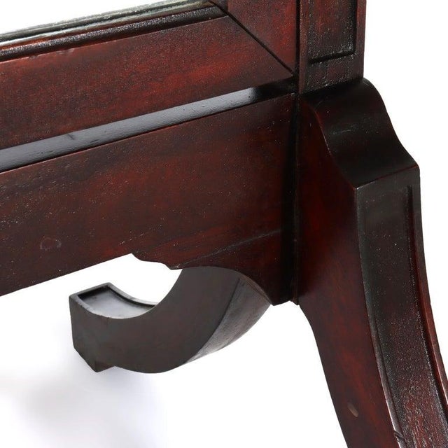 Antique Edwardian Neoclassical Carved Mahogany Dressing Mirror C1910 For Sale - Image 15 of 17