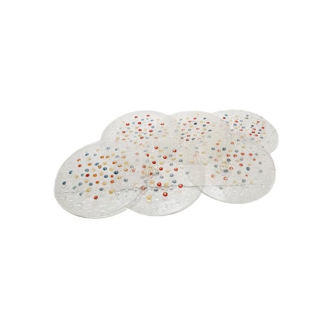 Rotor Dessert Set by J. Drost for Ząbkowice Gospodarcza Huta, Poland, 1970s, Set of 6 For Sale - Image 10 of 13