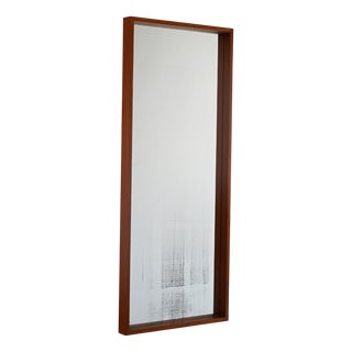 Scandinavian Teak Mirror, 1970s For Sale