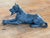 Figurative 19th Century Austrian Bronze Recumbent Dog With Studded Collar For Sale - Image 3 of 8