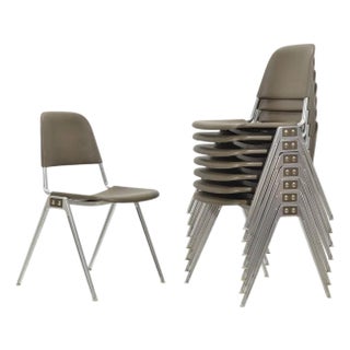 Don Albinson Stacking Side Chairs by Knoll Set of 8 For Sale