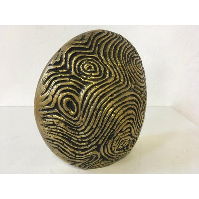 Postmodern Abstract Moon Sculpture in Bronze by Maurizio Bonora, Italy, 1985 For Sale - Image 9 of 18