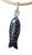 Perfect Poisson Pendant Black Onyx, Diamond, Spinel & 14k Gold Carved black onyx fish with 2mm round diamond eye bezeled...