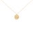 Embrace the celestial elegance with this exquisite pendant necklace, finely crafted from luxurious 10K yellow gold. The...