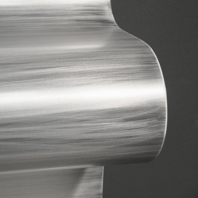 Contemporary Wave Console Table in Powder Coated Aluminium by Julien Vidame For Sale - Image 3 of 6