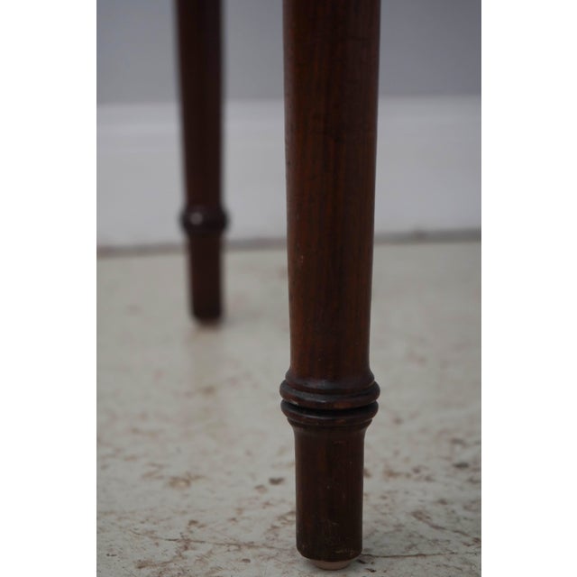 Antique 19th Century 2 Drawer Mahogany Sheraton Server Desk For Sale - Image 15 of 18