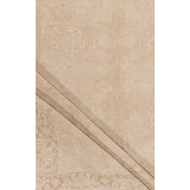 Traditional Vintage Circa 1940 Subdued Heriz Rug 10' X 12'5 For Sale - Image 3 of 12