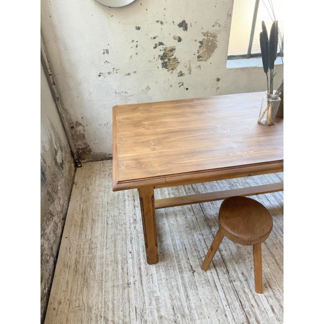 Pine Farmhouse Table, 1960s For Sale - Image 10 of 18