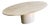 Vintage Italian Travertine Oval Dining Table For Sale