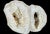Large Natural Split Pair Crystal Quartz Geode. #2 For Sale - Image 10 of 12