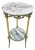 French Gilt Bronze and Marble Gueridon Table, circa 1940 For Sale