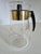An MCM Atomic Starburst Pyrex Glass Coffee Pot With Lid. holds 6 cups, can be used as is.
