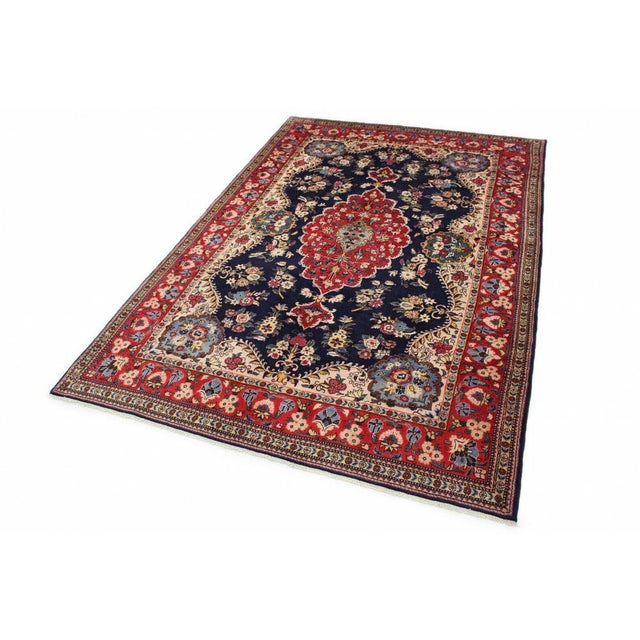 Classic rug Hamadan | Size: 300 x 207 cm | Material: Wool with cotton warp thread | Condition: Refurbished, good condition...