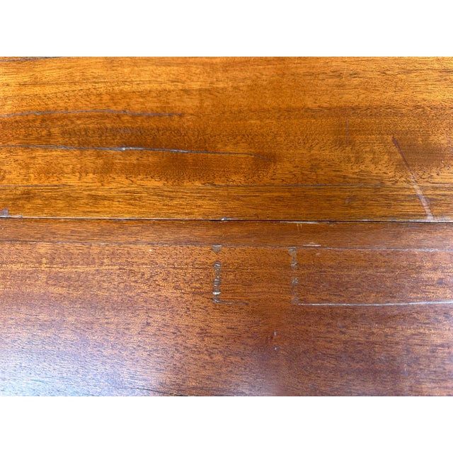 Traditional Rare Georgian Solid Mahogany 10’ X 5’ Large Oval Drop Leaf Irish Wake Table, 19th Century For Sale - Image 3 of 12