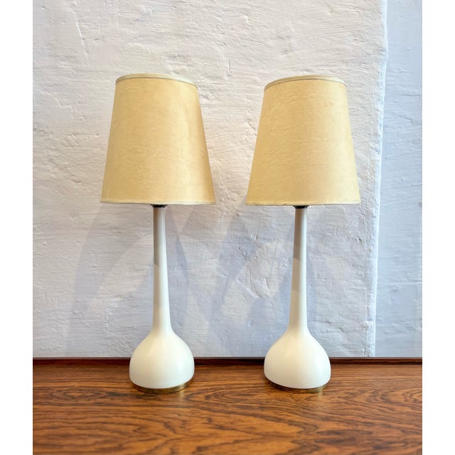 Scandinavian Modern B44 Table Lamps in Wood by Hans-Agne Jakobssen for AB Markaryd, Sweden, 1960s, Set of 2 For Sale - Image 12 of 13