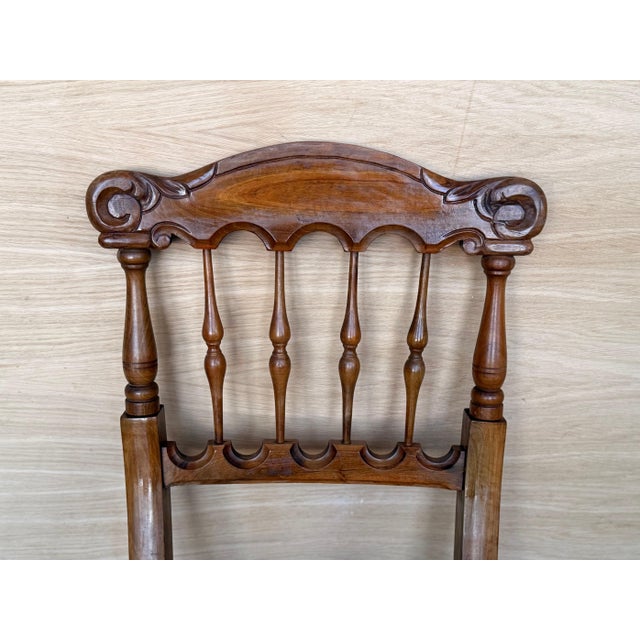 19th Spain Dining Chairs with Wide Cane Seats, Set of 10 For Sale - Image 6 of 18