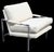 Mid 20th Century Vintage Attributed to Milo Baughman for Thayer Coggin 951 Flat Bar Chrome Lounge Chair For Sale - Image 5 of 5