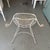 Metal Mid 20th Century Painted White Ornate Metal Garden Chairs Set of 2 For Sale - Image 7 of 12