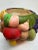 Ceramic Vintage Mid Century Traditional Style Fruit Multicolor Ceramic Vases- A Pair For Sale - Image 7 of 11