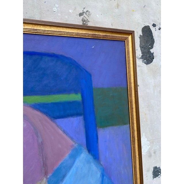 Mid 20th Century Original Mid 20th Century Figurative Oil Painting by Florence Zlowe (1902-1992) For Sale - Image 5 of 12