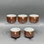 Mid-Century Modern Vintage Walkure-Bayreuth SPM Bavaria Iridescent Brown Glazed Porcelain Demitasse Set- 10 Pieces For Sale - Image 3 of 9