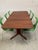 Brown Vintage Teak Dining Room Table with Extensions from Korup Stolefabrik, 1960s For Sale - Image 8 of 9