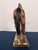 Antique American Folk Art Composition Plaster Horse With Leather Saddle & Horsehair Tail For Sale - Image 10 of 11