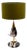 Mid-Century Modern Black Marble and Brass Table Lamp, Italy, 1960s For Sale
