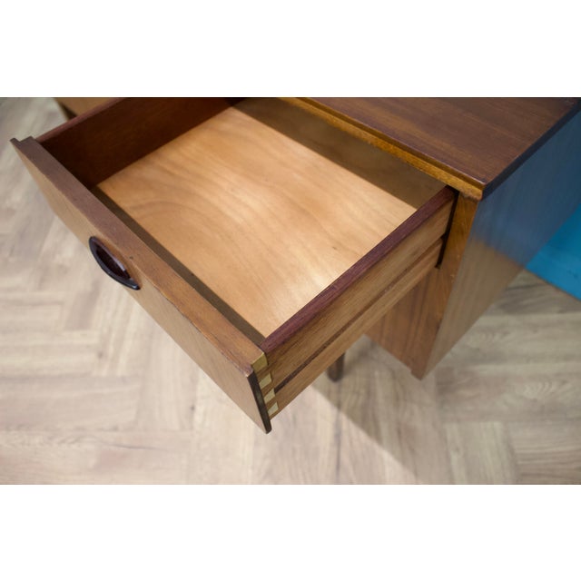 Wood Mid-Century Teak Compact Sideboard, 1960s For Sale - Image 7 of 9