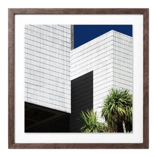 “Barbican 02” Giclee Archival Pigment Print 18x18 Framed in Walnut For Sale