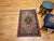 Vintage Persian Isfahan Rug, Hand-Knotted Wool, Floral Pattern, Ivory & Navy, 3x4 For Sale - Image 15 of 15