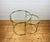 Vintage Nesting Tables in Brass and Glass, 1970s, Set of 2 For Sale - Image 9 of 14
