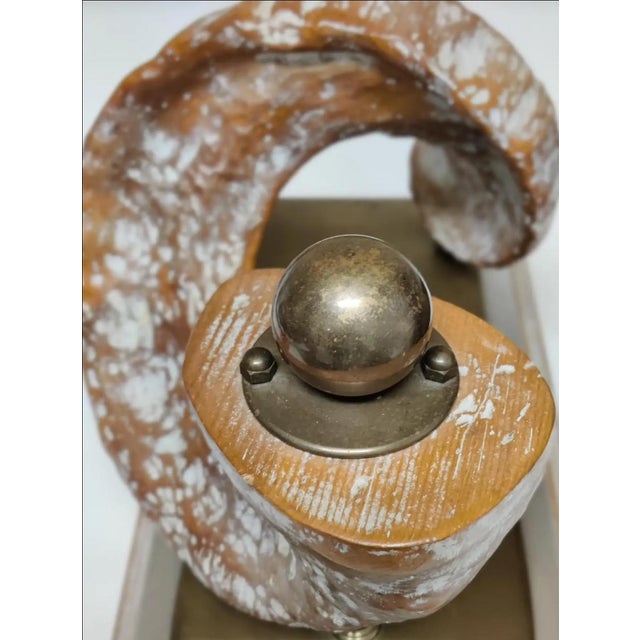 Art Deco 1980s Hart Associates Decorative Faux Ram's Horn Sculpture For Sale - Image 3 of 11