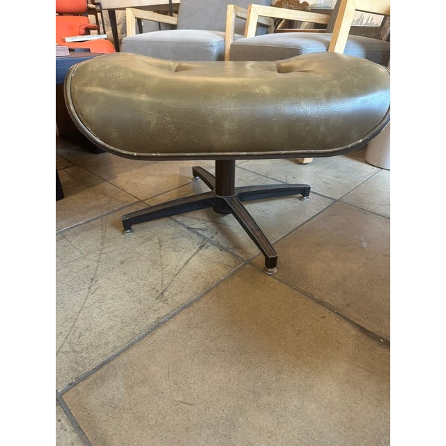 MCM Eames Style Lounge Chair & Ottoman For Sale - Image 9 of 16