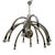 Vintage Space Age Chrome 13-Light Chandelier attributed to Goffredo Reggiani, 1970s For Sale - Image 14 of 14