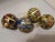 Vintage Champleve Cloisonne Christmas Ornaments Set of 4 For Sale - Image 11 of 12