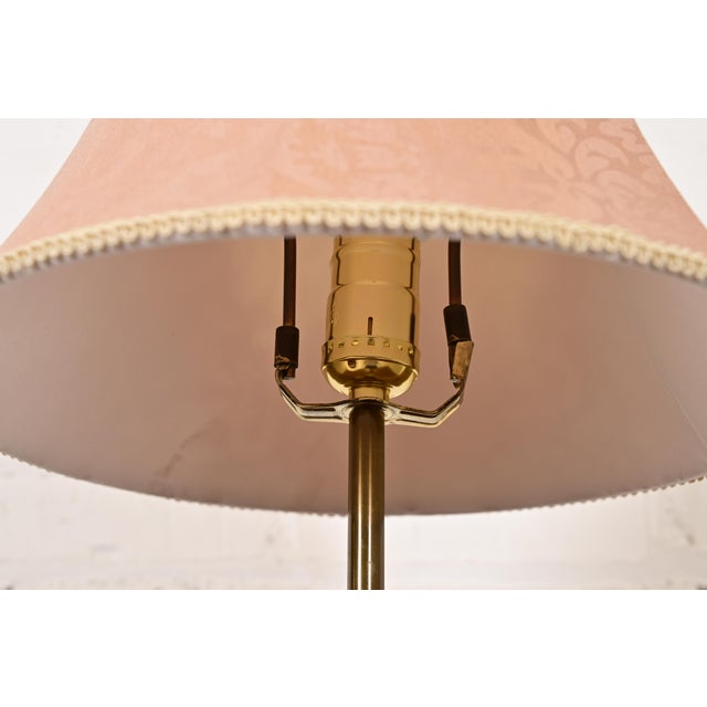 Ralph Lauren Style Art Deco Brass Table Lamps, Pair For Sale - Image 9 of 15