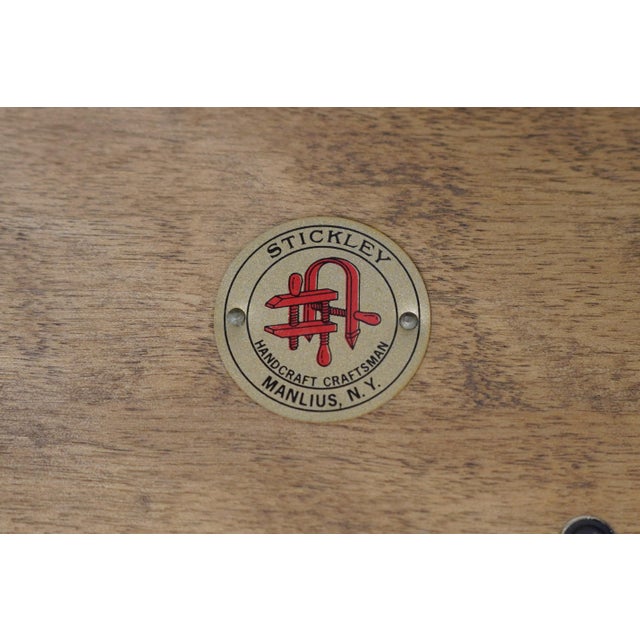 Stickley Mission Oak Leather Desk Chair For Sale - Image 17 of 18