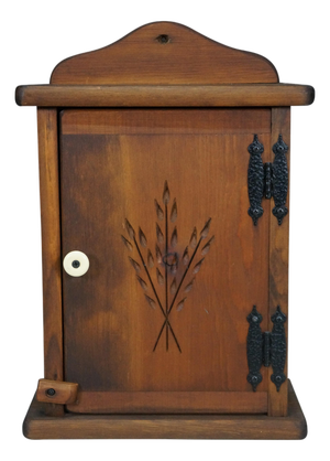 Pine Apothecary Farmhouse Wheat Branch Medicine Spice Rack Cabinet 16"
