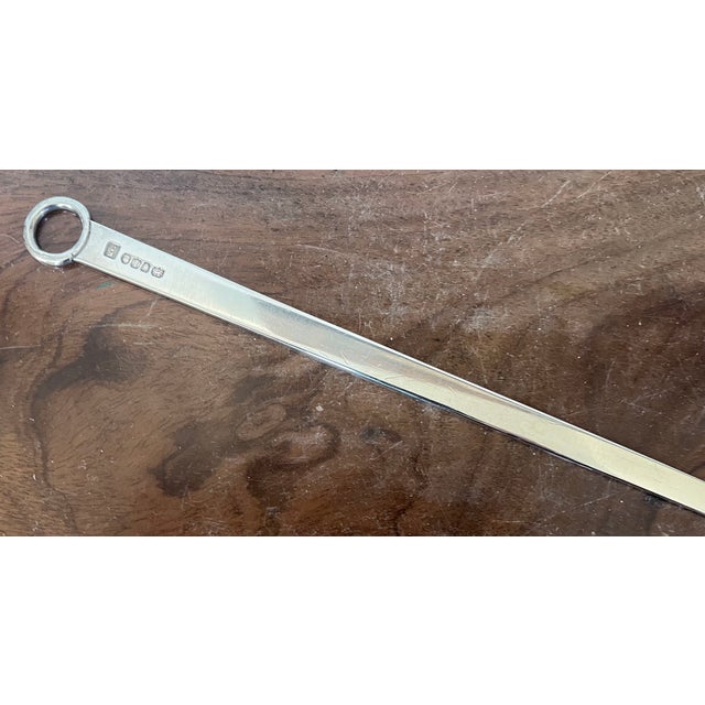 Antique Early 19th Century English George III Sterling Silver Meat Skewer or Letter Opener Hallmarked by Robert Garrard, London 1804 For Sale - Image 13 of 13