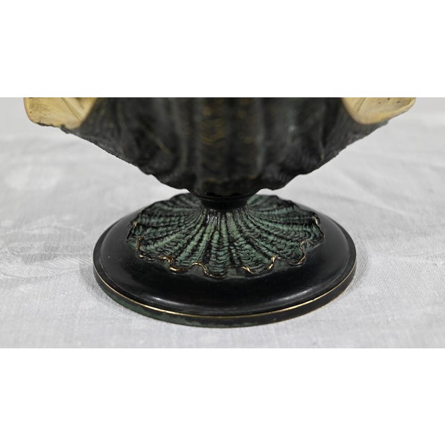 Inkwell in Double Patina Bronze, Late 19th Century For Sale - Image 13 of 18