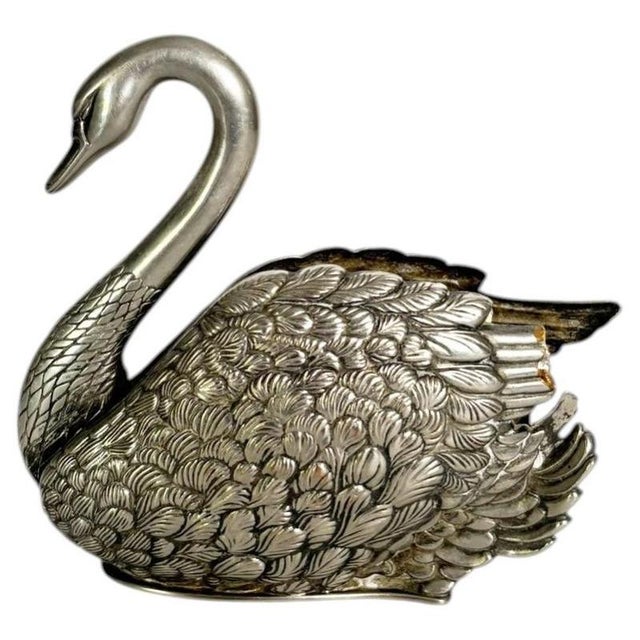 Metal Swan Letter Holder, France, 1970s For Sale - Image 10 of 10