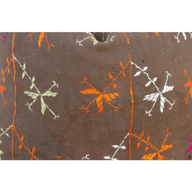 Textile Shanvi Antique Indian Folk Pillow For Sale - Image 7 of 10