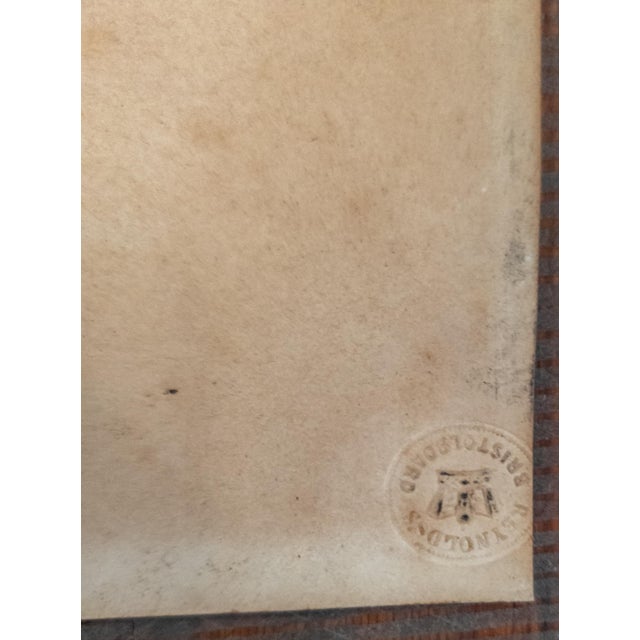 19th Century English or American Pencil Portrait Drawing of a Girl and Her Dog For Sale - Image 16 of 17