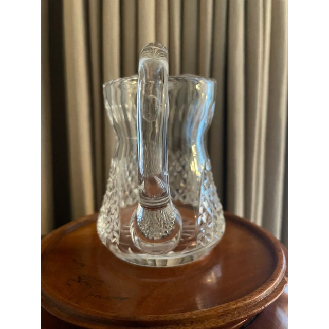 Mid 20th Century Waterford Crystal Alana Criss Cross Cream & Sugar Bowls, Made in Ireland- Set of 2 For Sale - Image 5 of 5