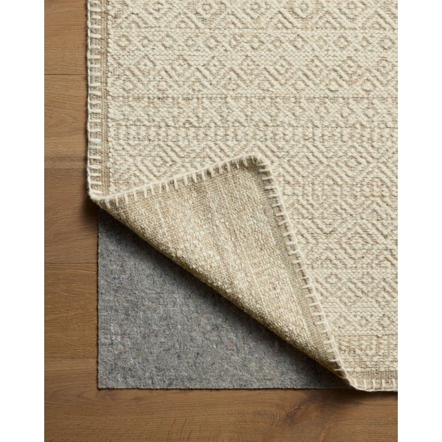 2020s Amber Lewis x Loloi Bowie Ivory / Taupe 11'-6" x 15' Area Rug For Sale - Image 5 of 5