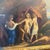 Brown Vintage Oil Painting Nude Figurative Mythological Scene Gilt Frame For Sale - Image 8 of 11